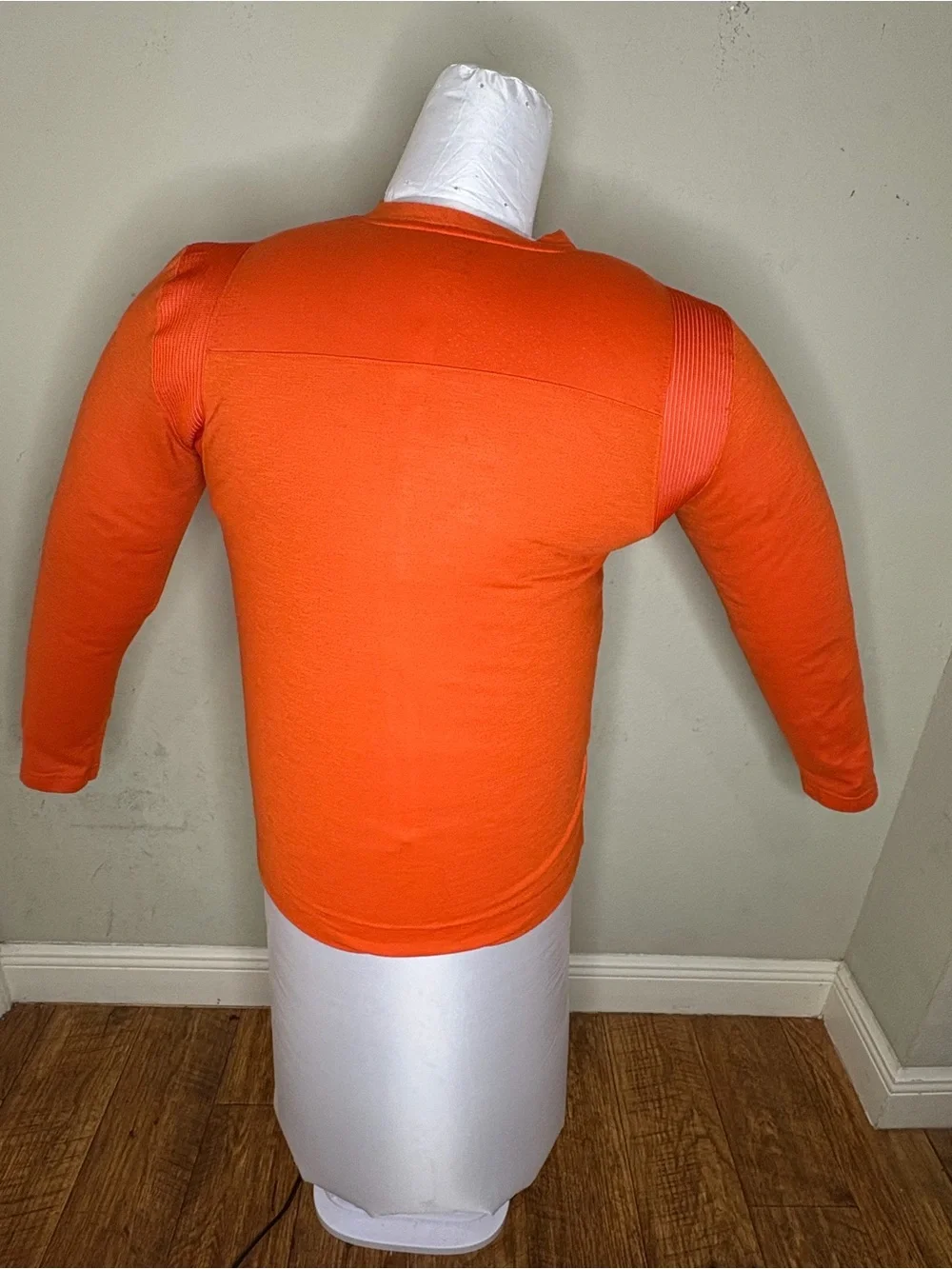 Nike Dri-FIT Performance Long Sleeve Athletic Shirt Orange Men's (US) Size L